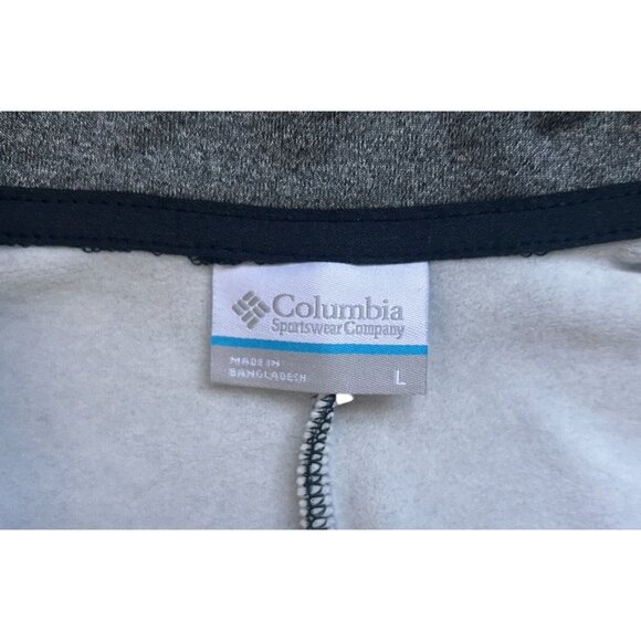 COLUMBIA Women's Columbia Lodge Hybrid Full Zip Color Block Black Grey Large - Picture 5 of 10